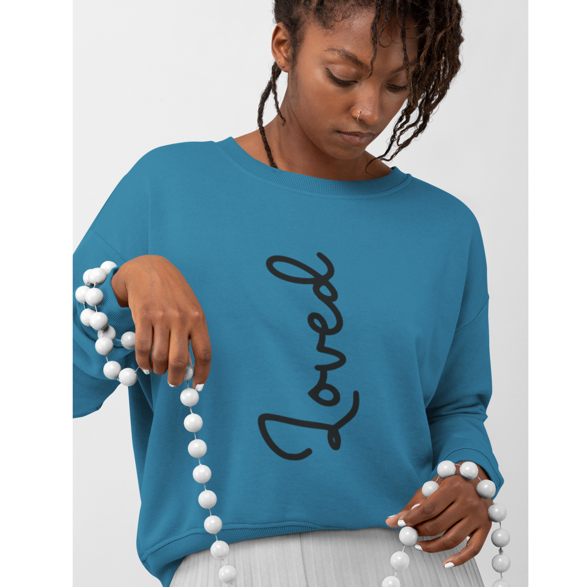 Christian sweatshirt, Loved by God, God's Love, Faith Apparel