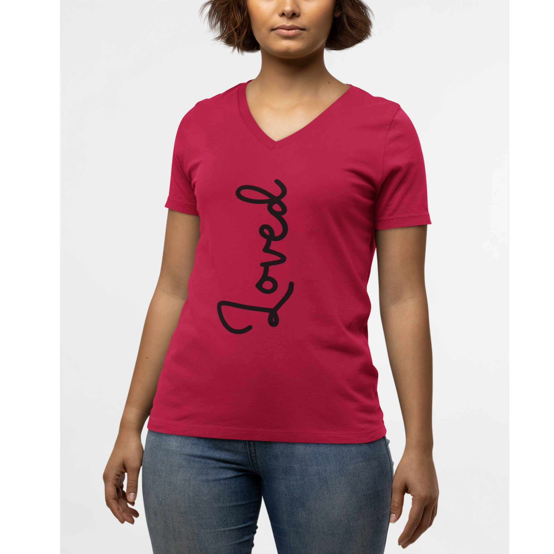 Christian Tee, Loved by God T-Shirt, God's Love, Faith Apparel