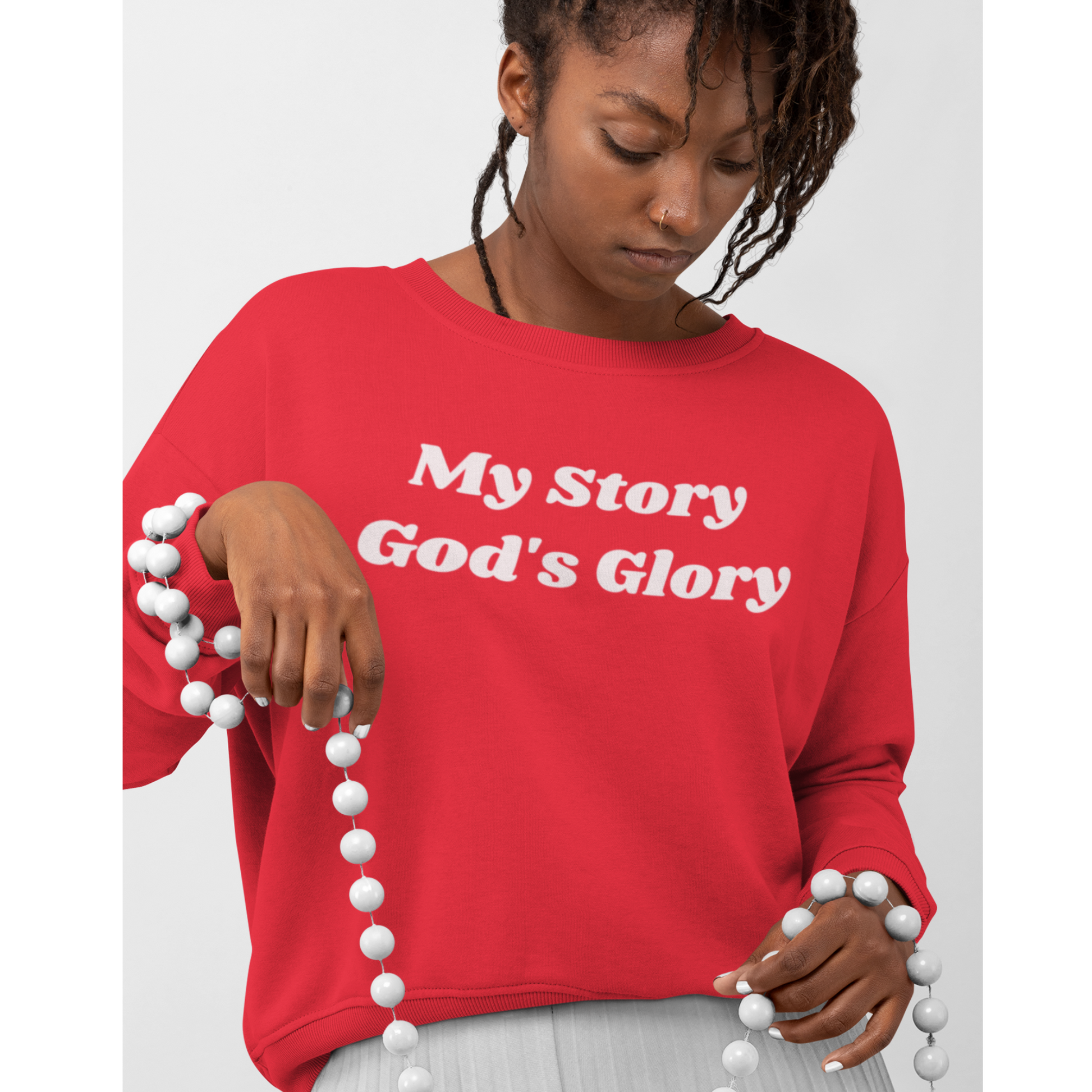 God's Glory Sweatshirt, Christian Apparel, Faith Apparel