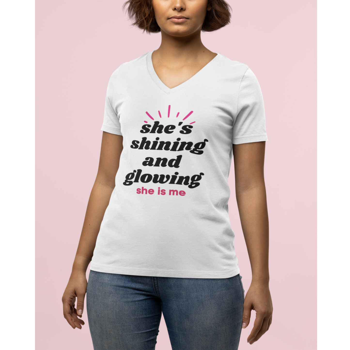 Women’s Empowerment Tee, Women’s History Month Tee, She's Shining Like a Diamond