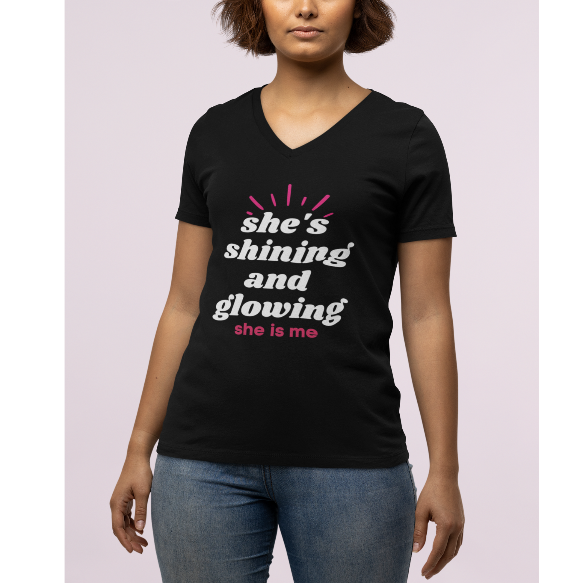 Women’s Empowerment Tee, Women’s History Month Tee, She's Shining Like a Diamond