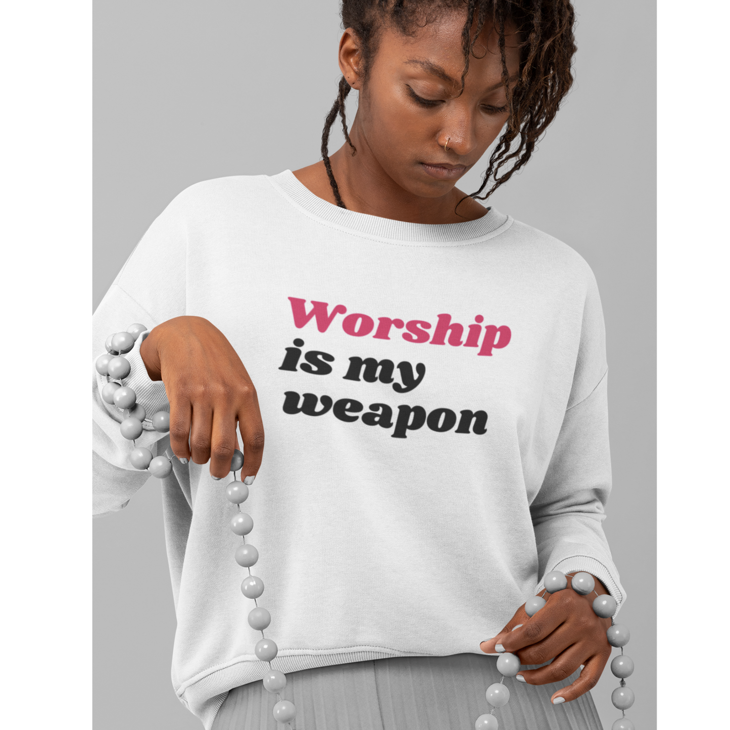 Worship God Sweatshirt, Christian Apparel, Faith Apparel