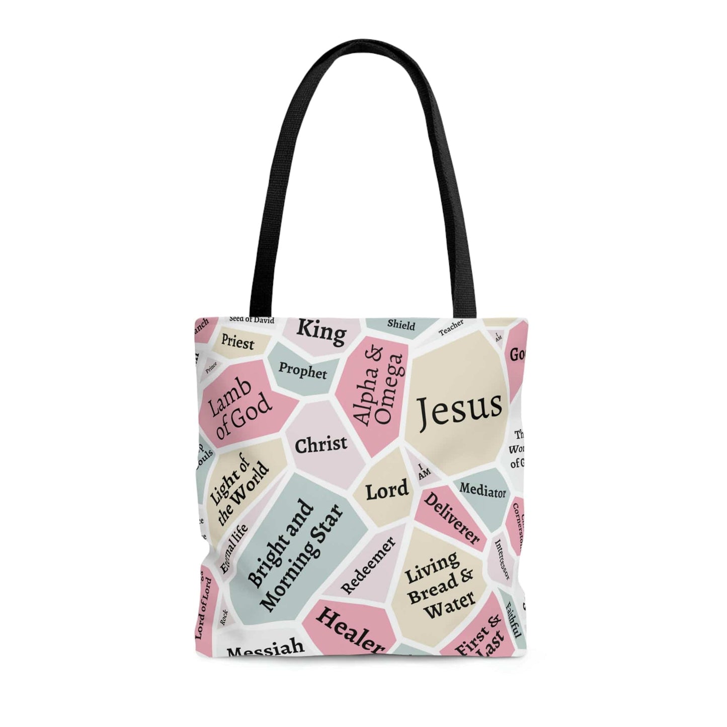 I AM Names of Jesus All Over Print Tote Bag