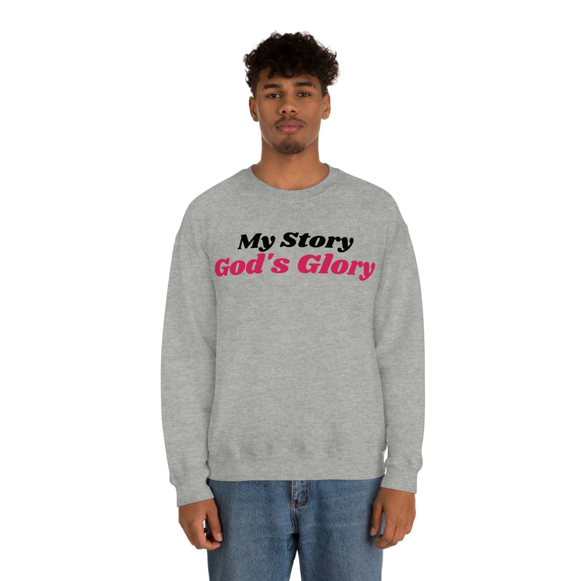 God's Glory Sweatshirt, Christian Apparel, Faith Apparel