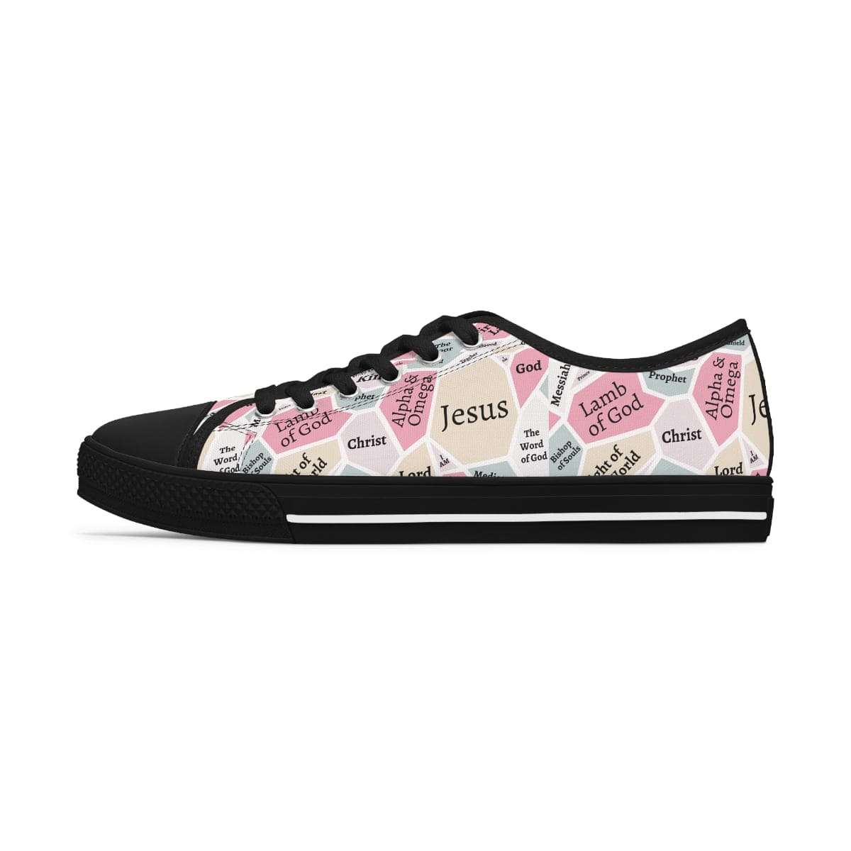 I AM Names of Jesus Women's Low Top Sneakers