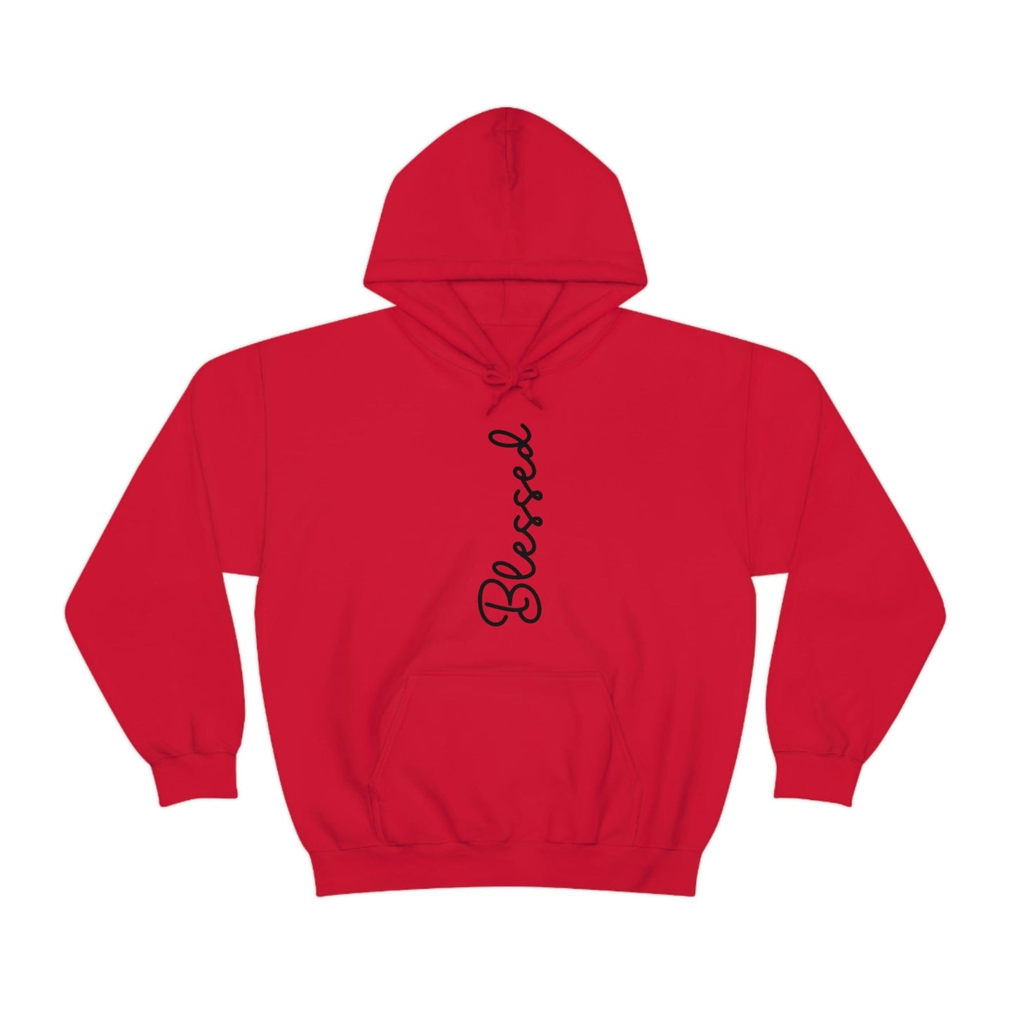 blessed hoodie, faith-based clothing, Christian apparel, inspirational clothing.