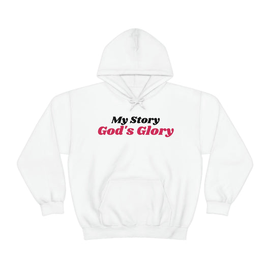 Testimony Hoodie, Christian Apparel, Faith Hoodie, Religious Hoodie, Witnessing about Jesus Hoodie 