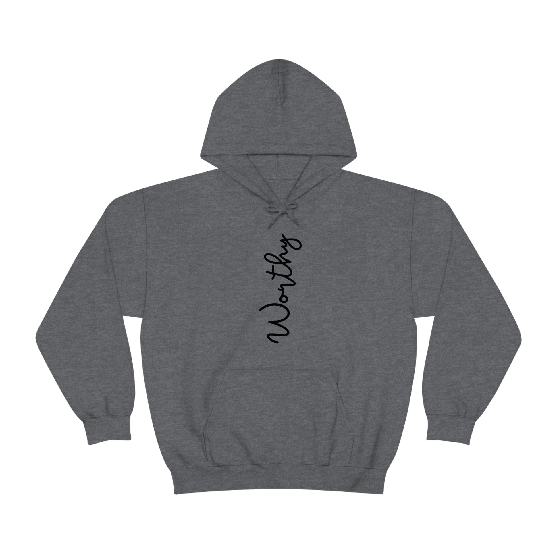 Worthy Hoodie, Christian Apparel, Faith Hoodie