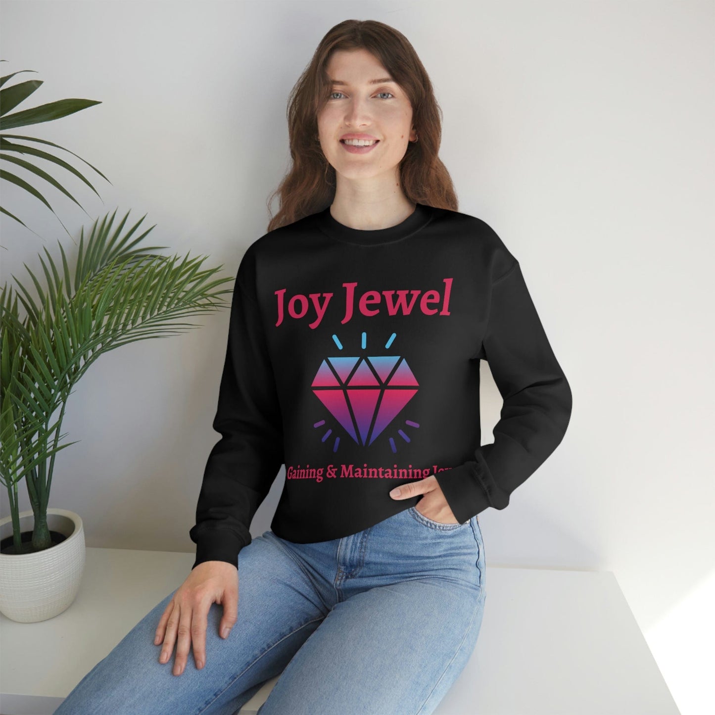 Joy, faith, christian apparel, Gaining and Maintaining Joy Sweatshirt