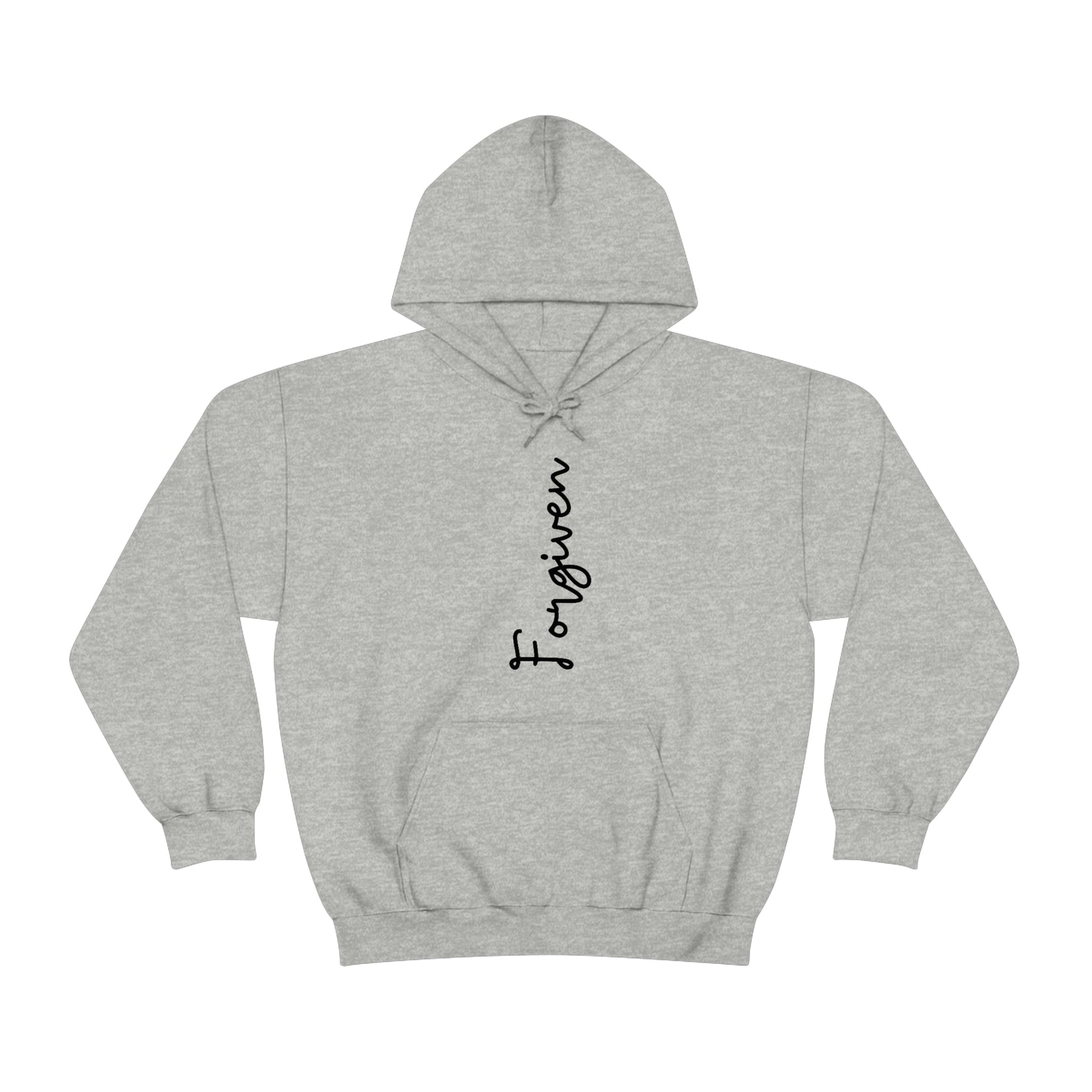 Forgiven Hoodie, Christian Apparel, Faith Hoodie