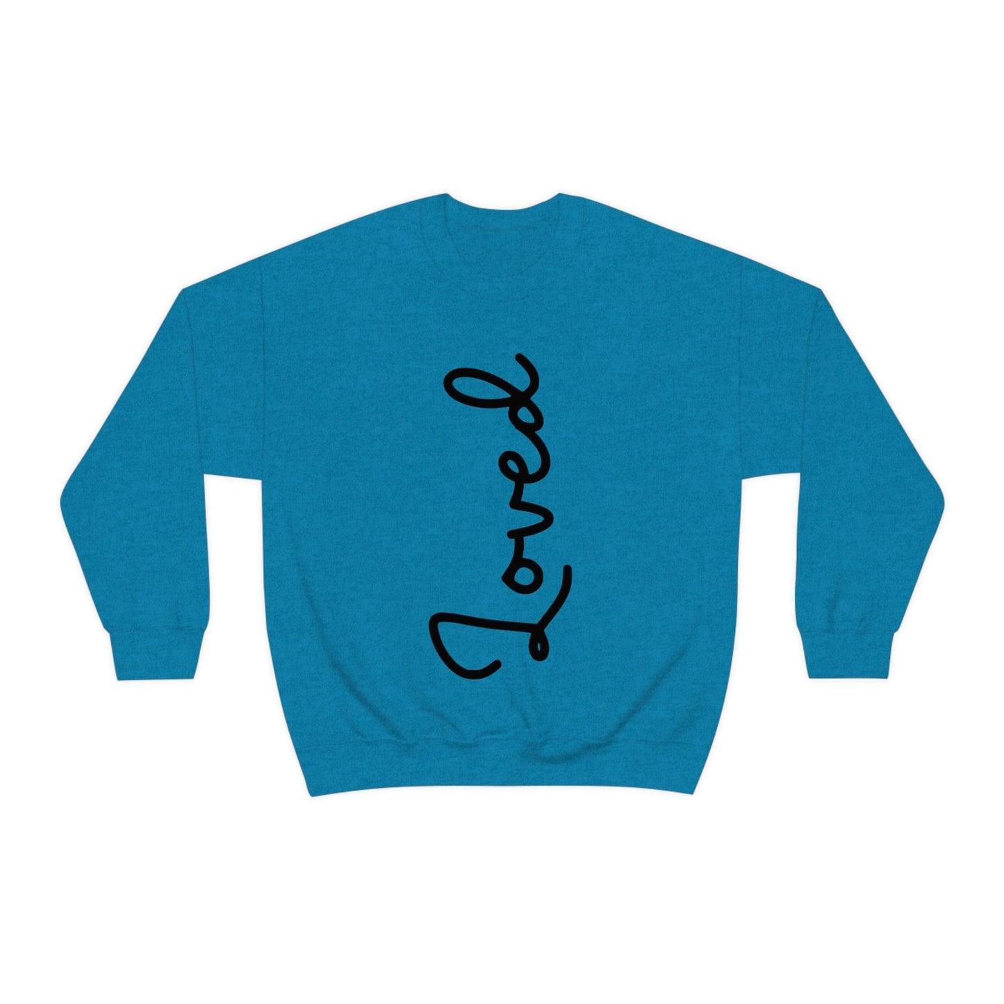 Christian sweatshirt, Loved by God, God's Love, Faith Apparel