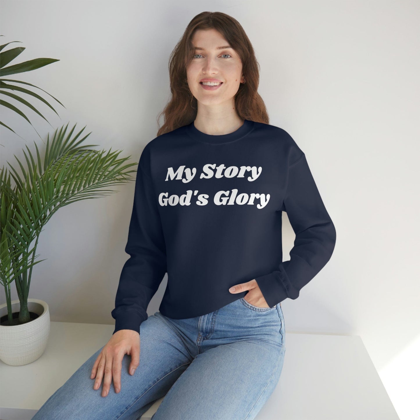 God's Glory Sweatshirt, Christian Apparel, Faith Apparel