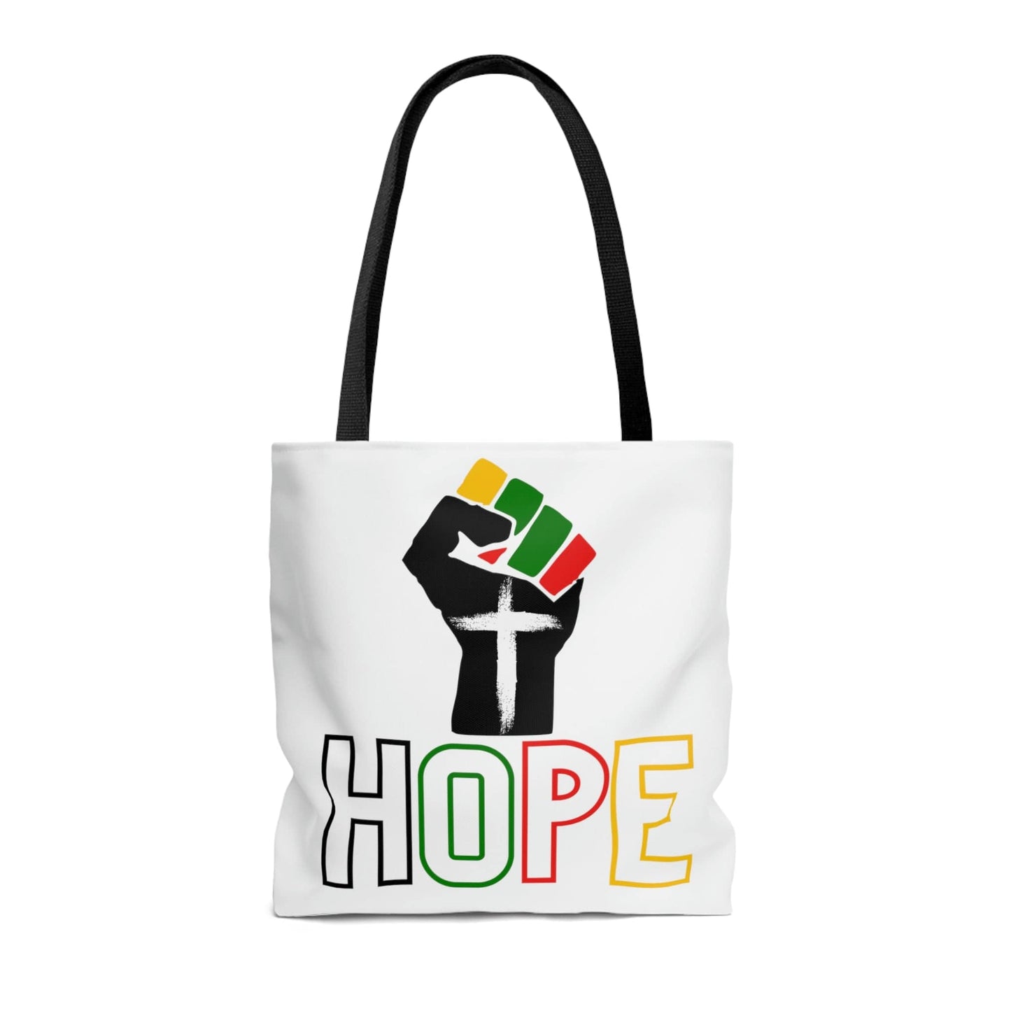 Black History Month Tote Bag, Black Power Tote Bag, Faith and Empowerment Tote Bag