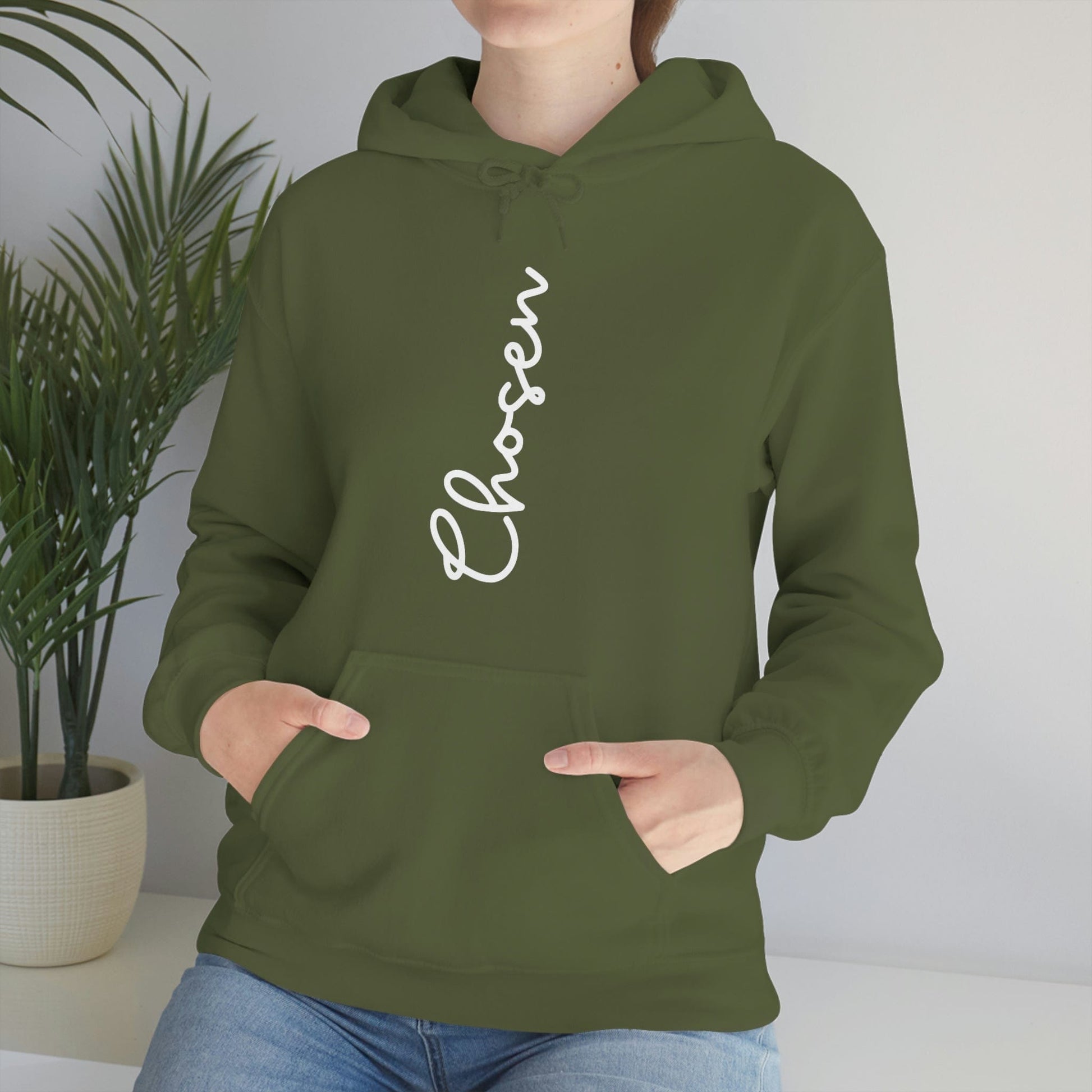 Christian Hoodie, Faith Apparel, Chosen by God