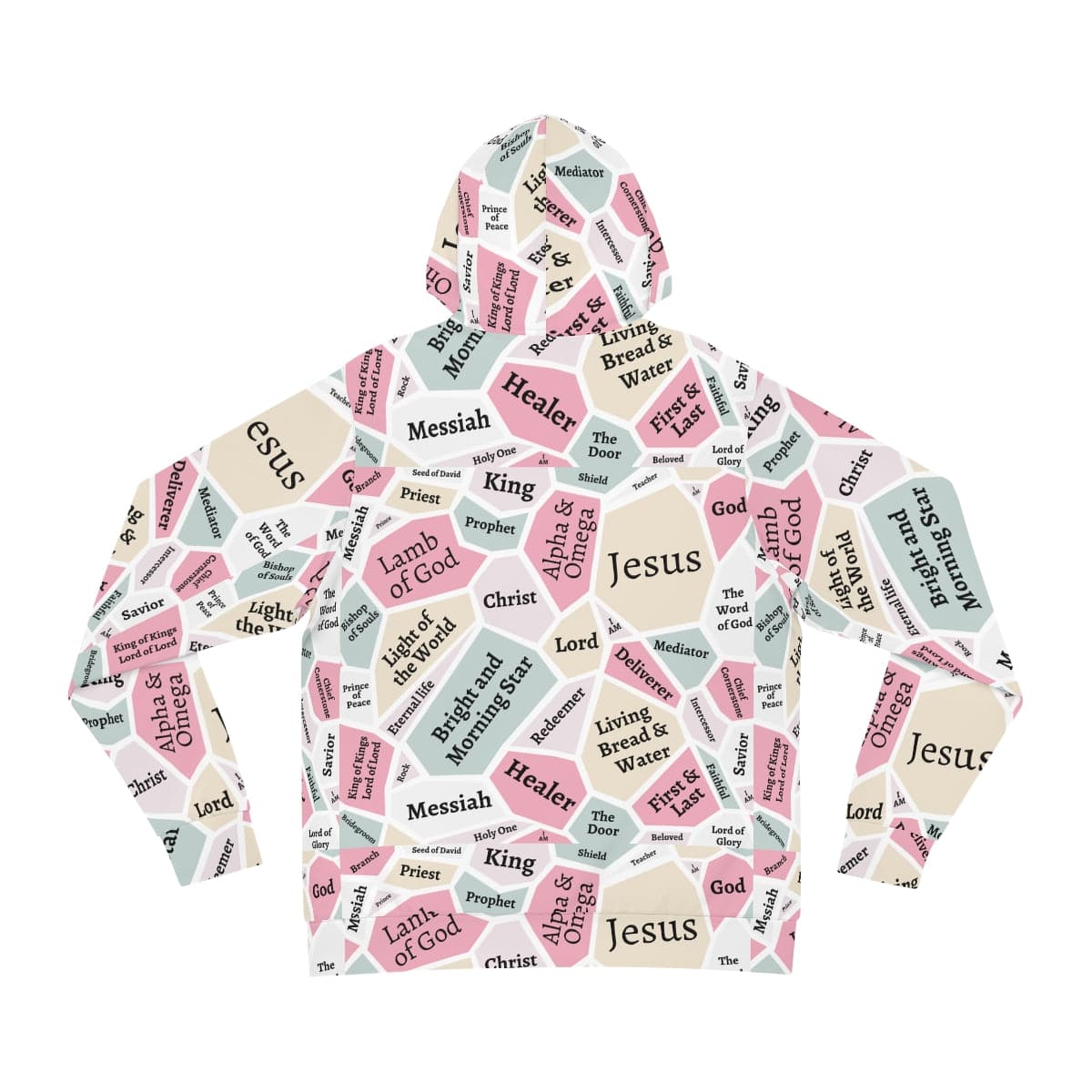 I AM Names of Jesus All Over Print Fashion Hoodie