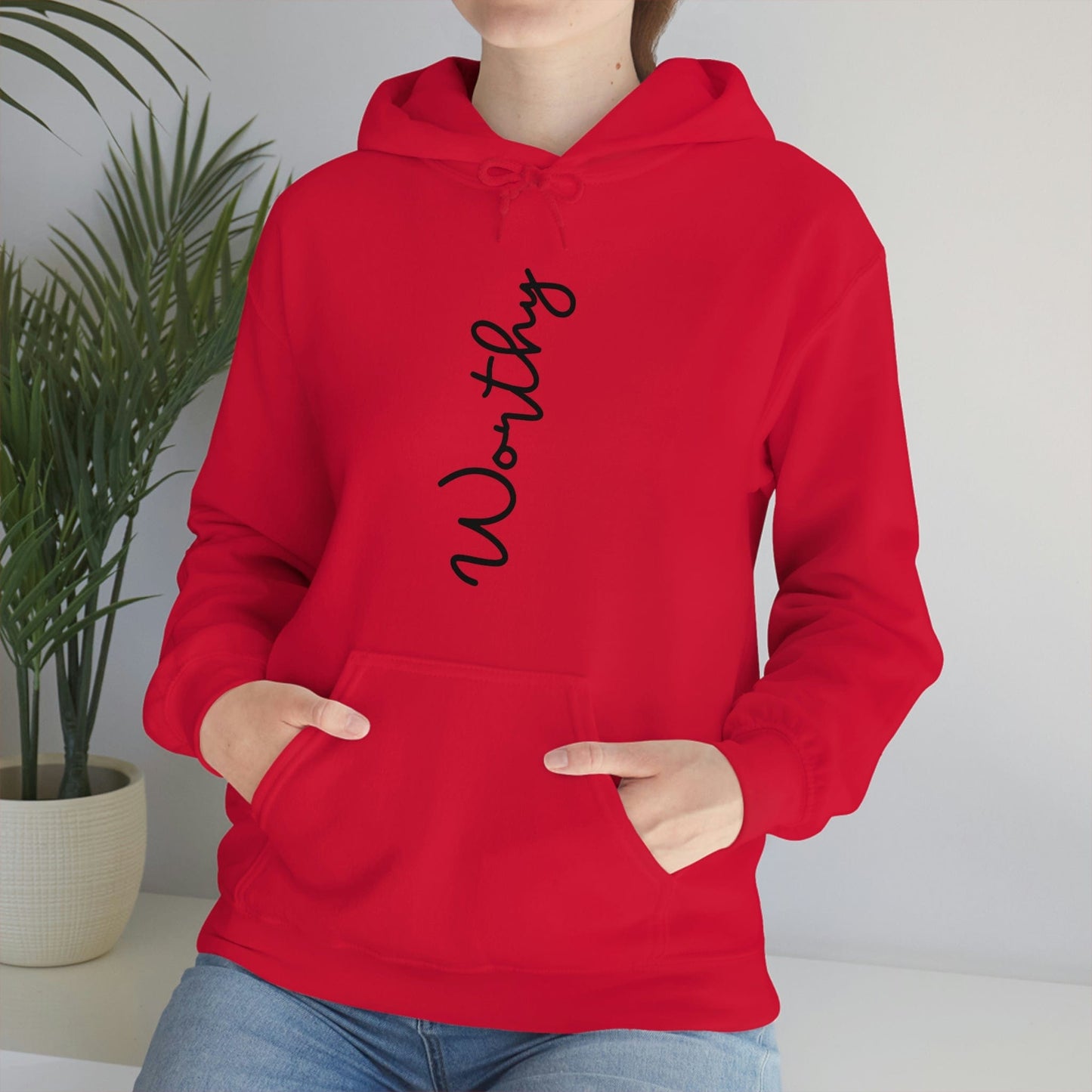 Worthy Hoodie, Christian Apparel, Faith Hoodie