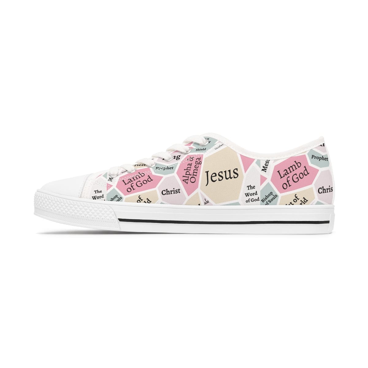 I AM Names of Jesus Women's Low Top Sneakers