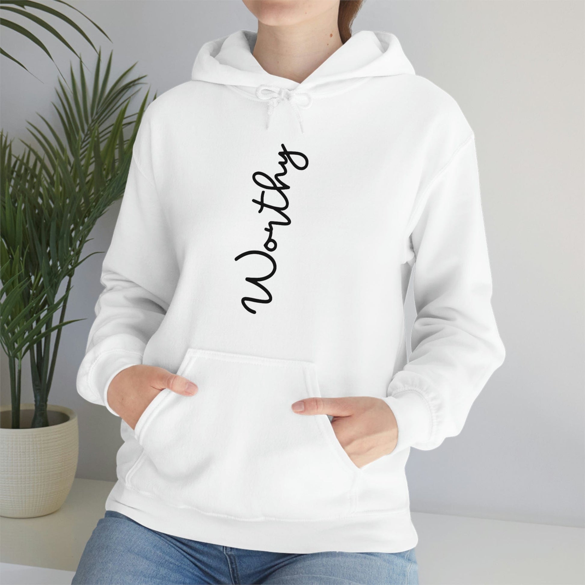 Worthy Hoodie, Christian Apparel, Faith Hoodie