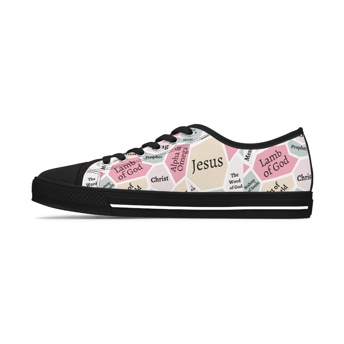 I AM Names of Jesus Women's Low Top Sneakers