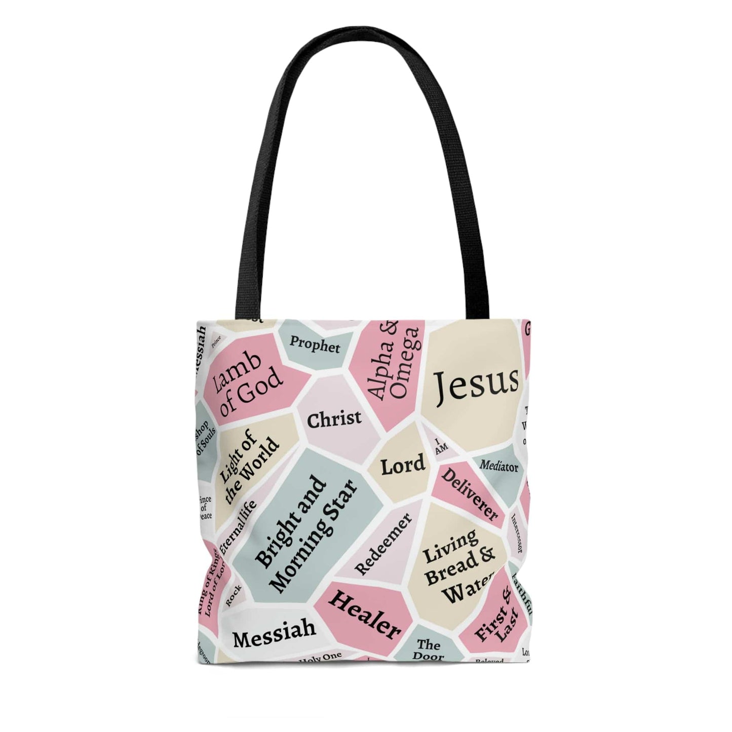 I AM Names of Jesus All Over Print Tote Bag