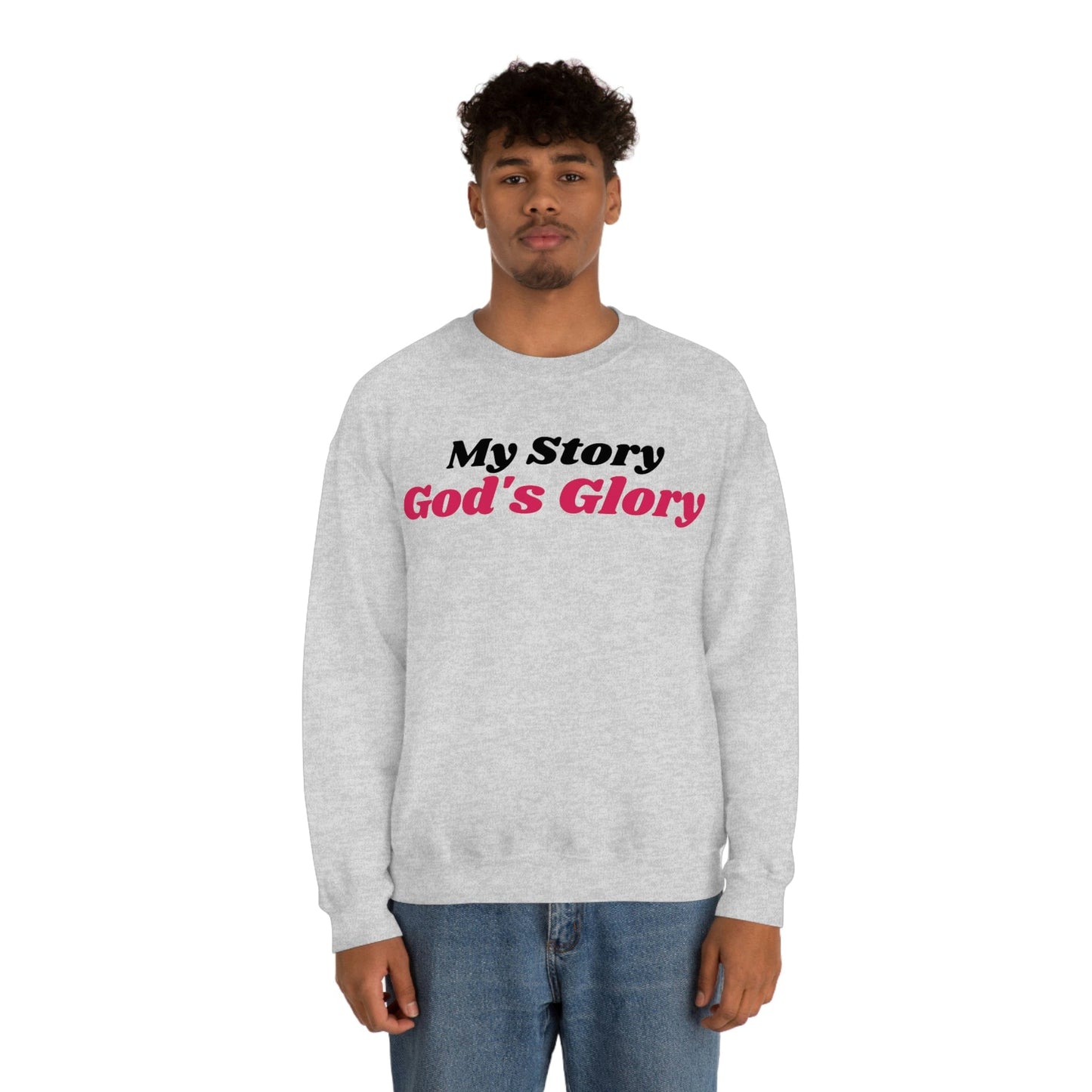 God's Glory Sweatshirt, Christian Apparel, Faith Apparel