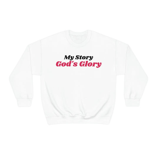 God's Glory Sweatshirt, Christian Apparel, Faith Apparel